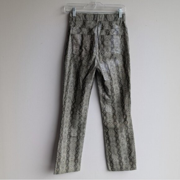 Zara faux leather snakeskin pants - Picture 1 of 6
